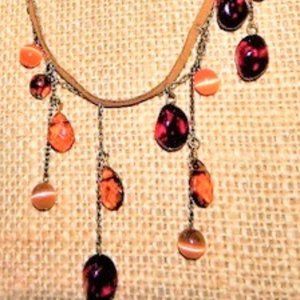 <3  $6 - $12   BoHo Beads on Chain & Leather Cord     <3